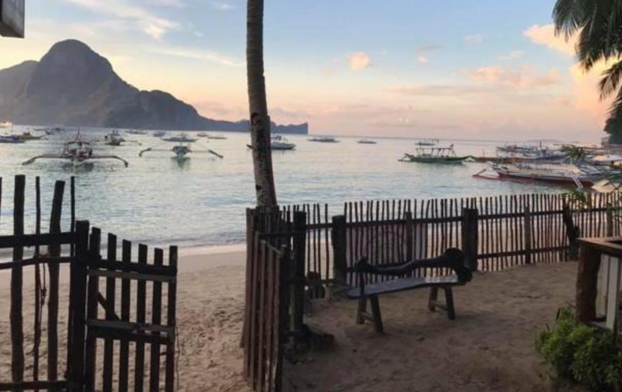 Ricos Beach Cottages El Nido Luaran gambar